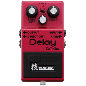pedal de delay boss DM2W para guitarra