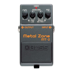 pedal de distorsion boss MT2 para guitarra