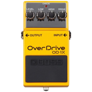 pedal de overdrive boss OD1X para guitarra