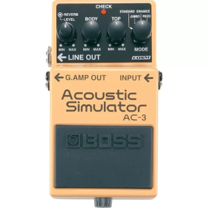 pedal simulador de guitarra acustica boss AC3 para guitarra