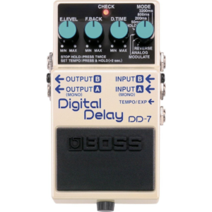 pedal de delay boss DD7 para guitarra