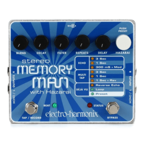 PEDAL DELAY P/GUITARRA ELECTRO HARMONIX STEREO MEMORY MAN