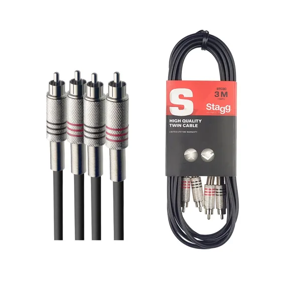 CABLE STAGG RCA-RCA 3M STC3C